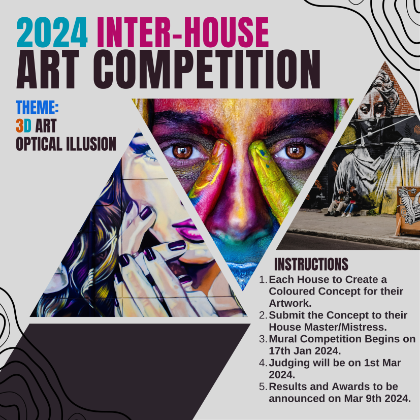 Inter-house art poster