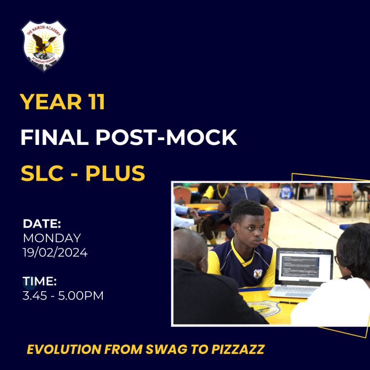 YEAR 11 FINAL POST-MOCK SLC - PLUS