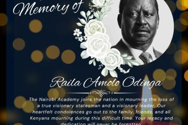 In Loving Memory of Raila Amolo Odinga