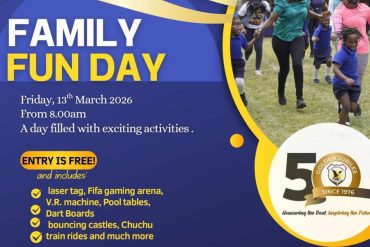 FAMILY FUN DAY Friday, 13th March 2026